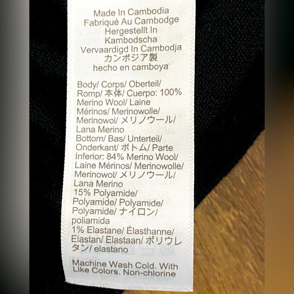 NWT J. Crew Halle Crewneck Black Merino Wool Sweater Size XS - Picture 12 of 13